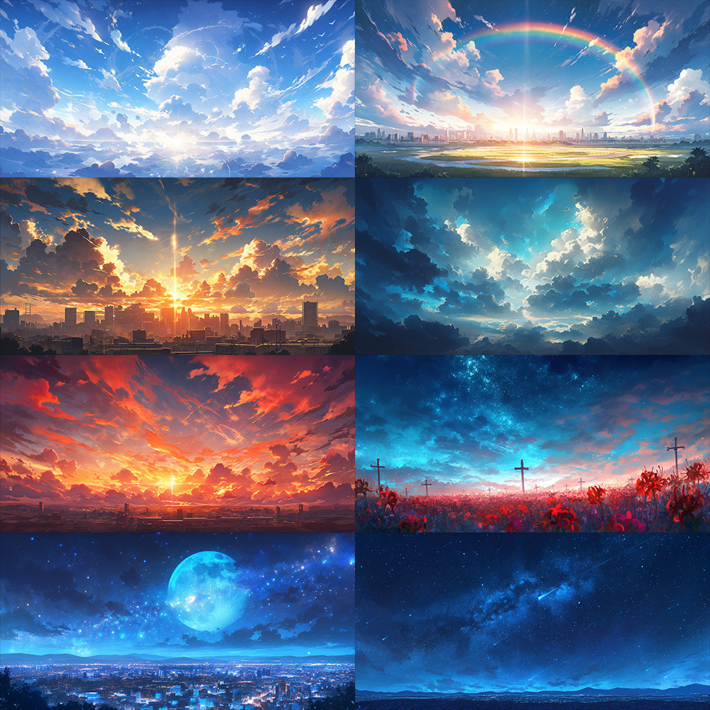 Sky 350 background illustrations