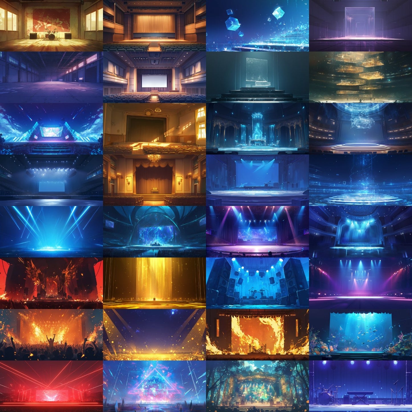 Stage No.2 370 background illustrations