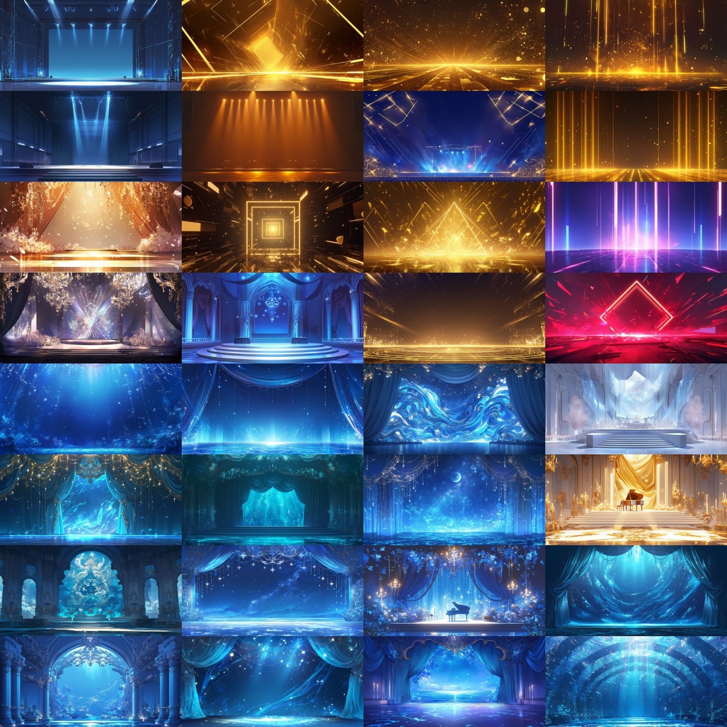Stage No.2 370 background illustrations