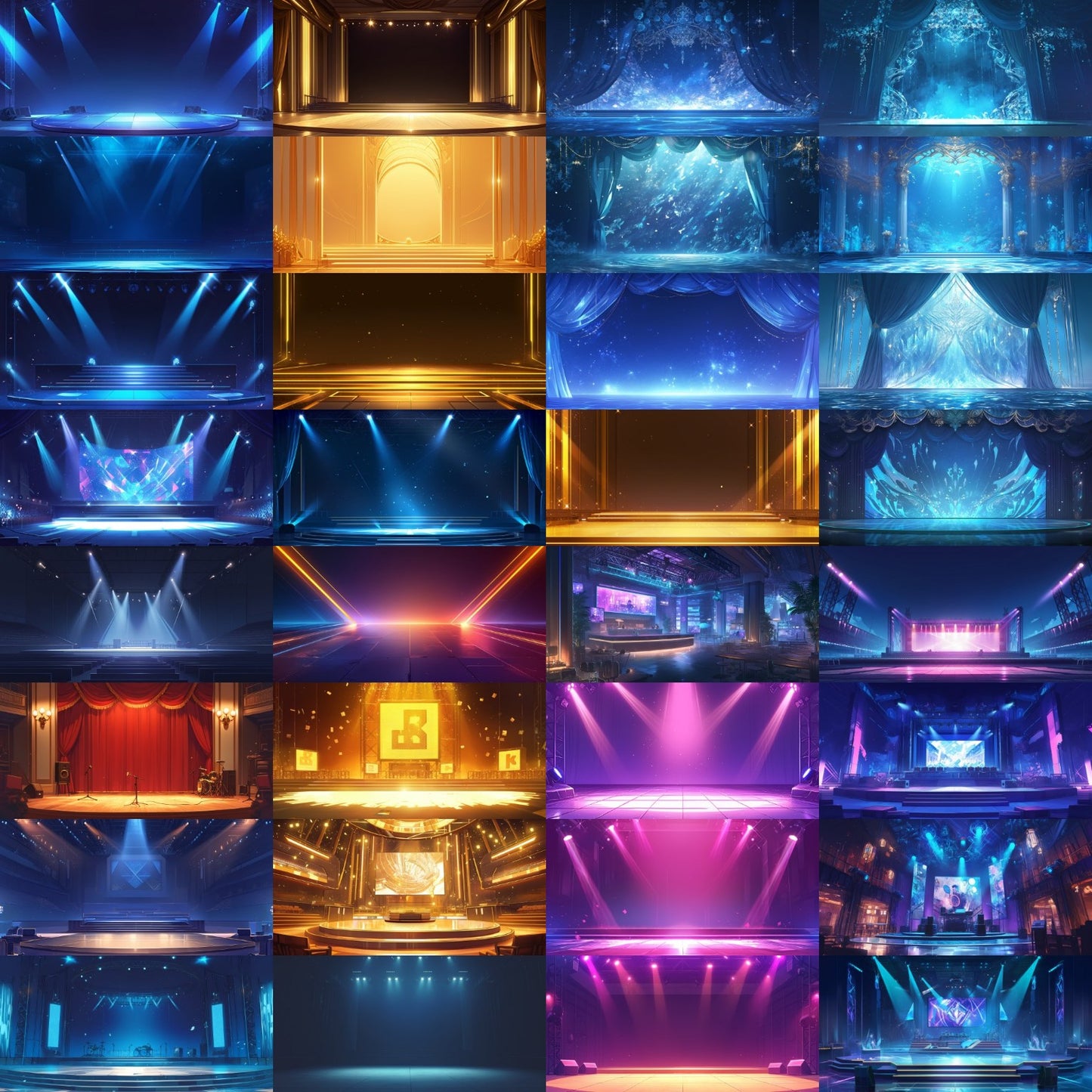 Stage No.2 370 background illustrations