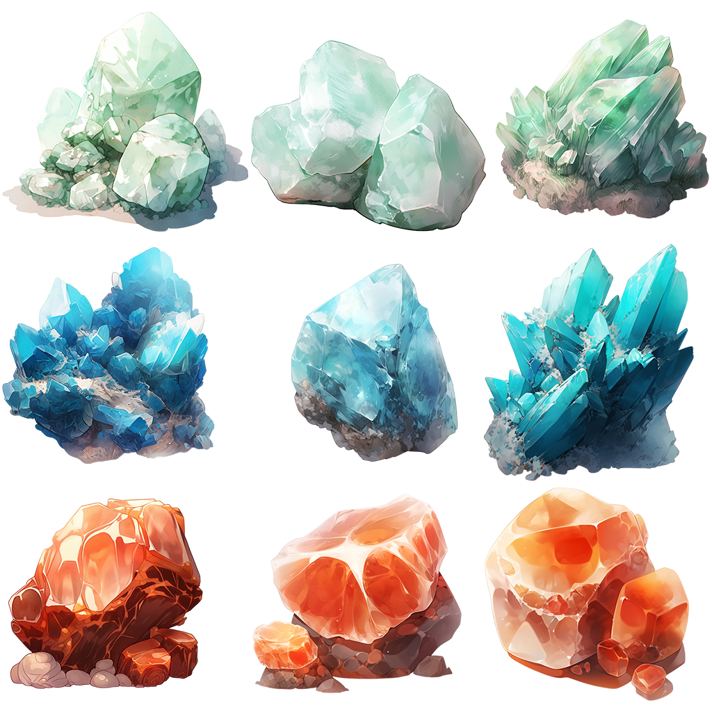 石头 No.1 51 插图(透明 PNG)