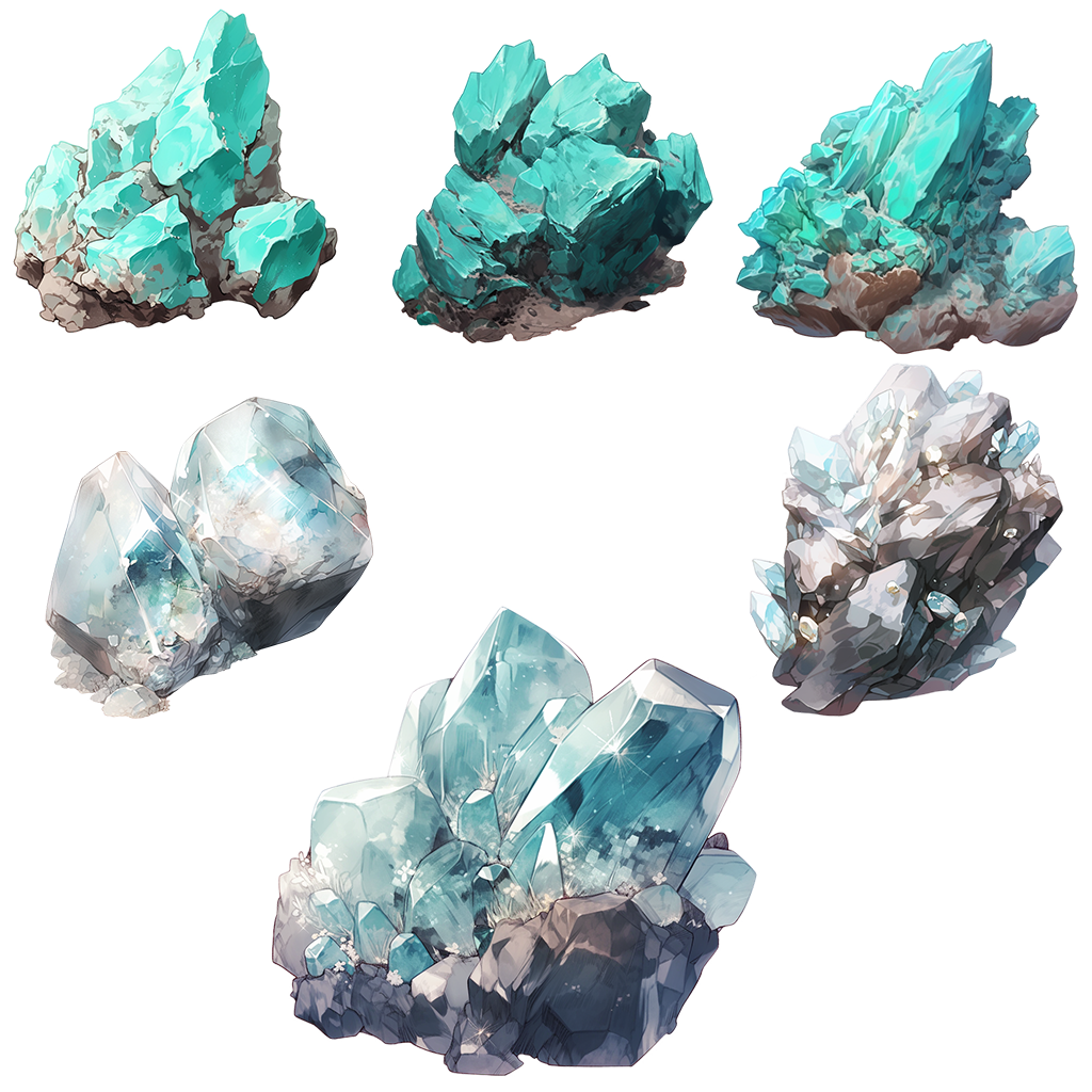 石头 No.1 51 插图(透明 PNG)