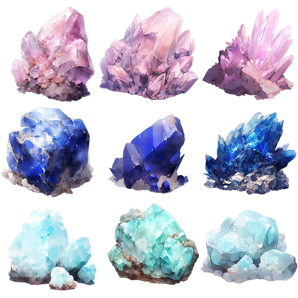 Stone No.2 51 Illustrations (Transparent PNG)
