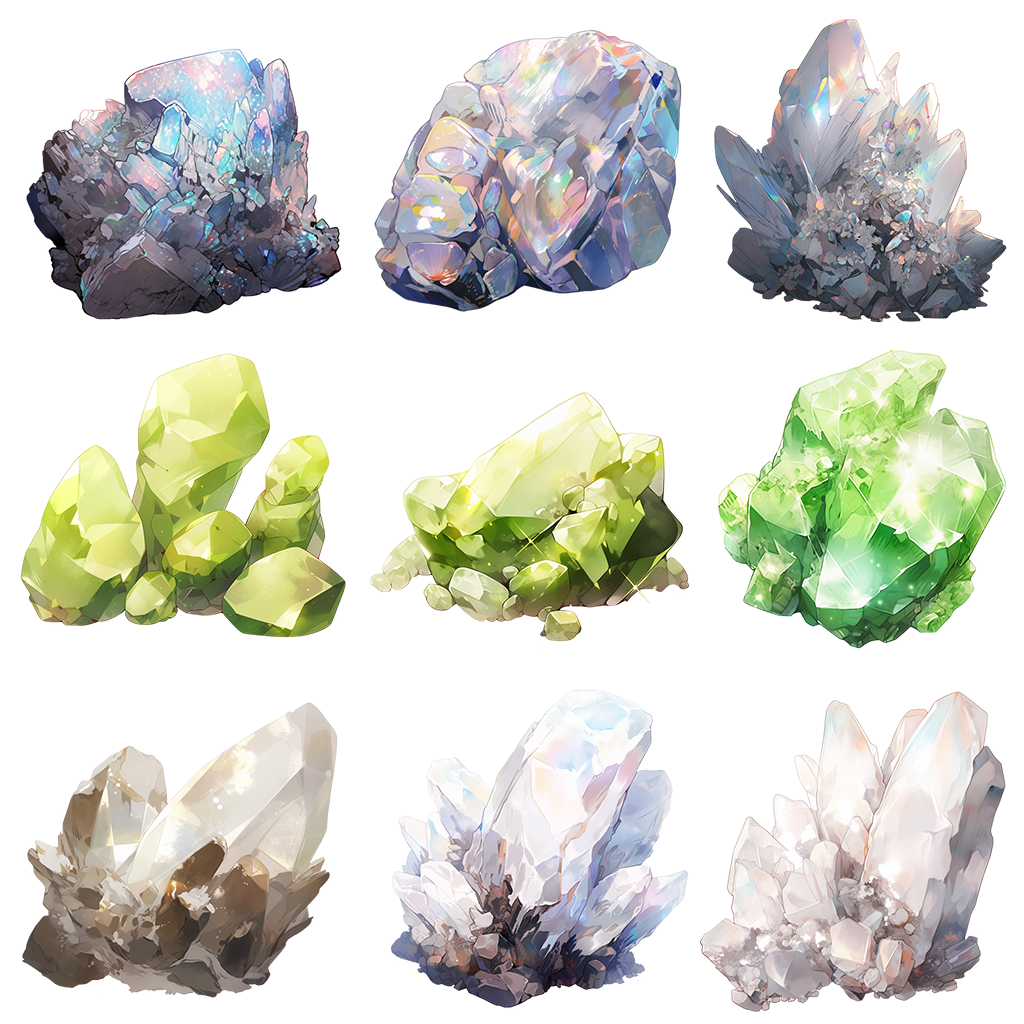 Stone No.2 51 Illustrations (Transparent PNG)