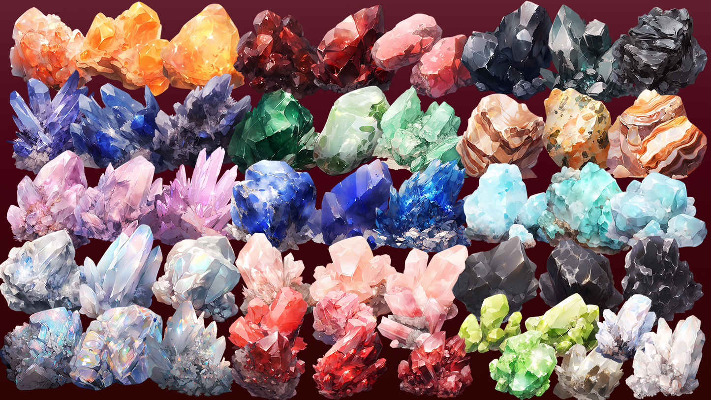 Stone No.2 51 Illustrations (Transparent PNG)