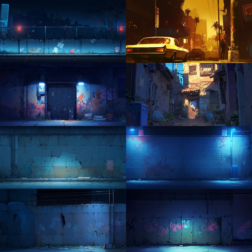 Underground 230 background illustrations
