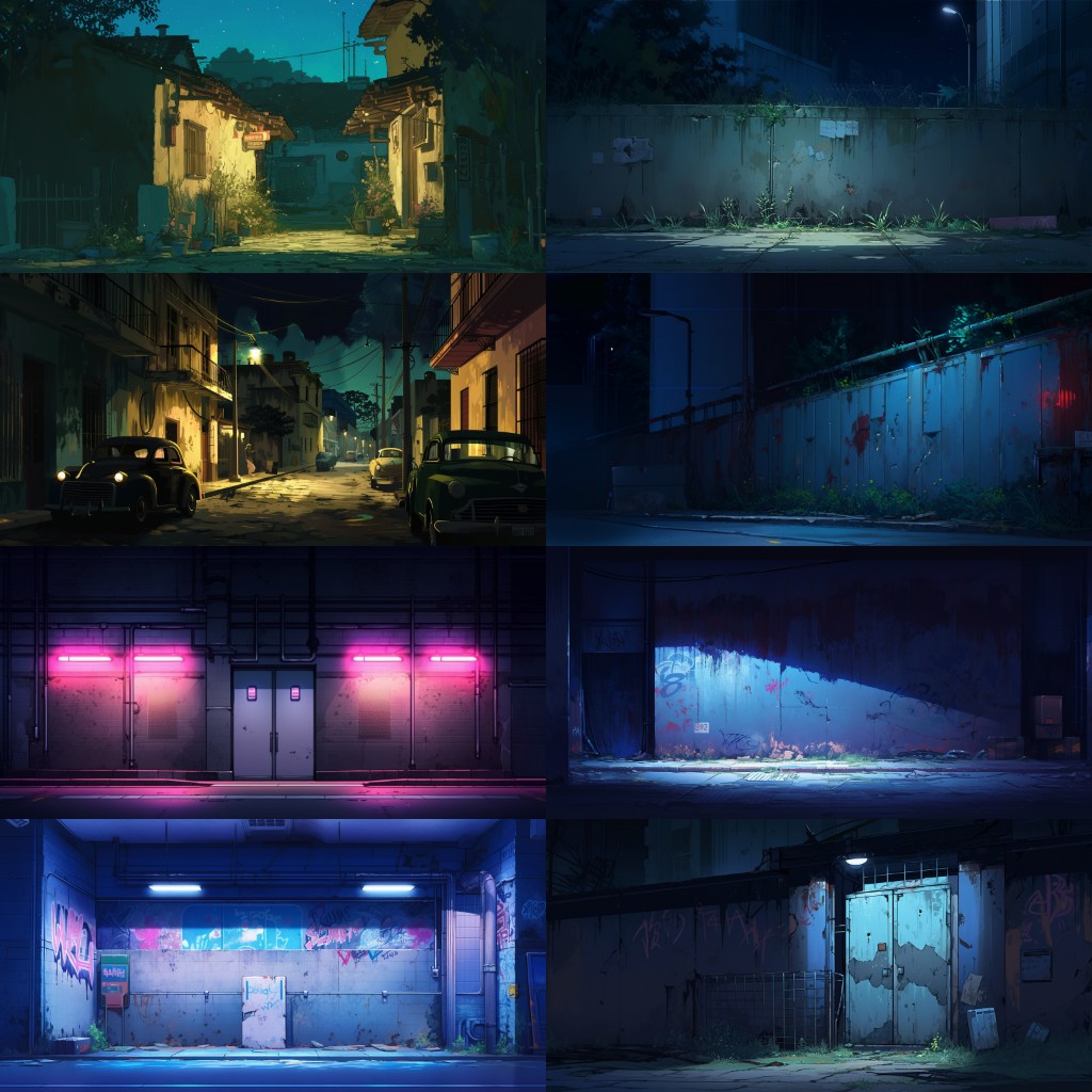Underground 230 background illustrations