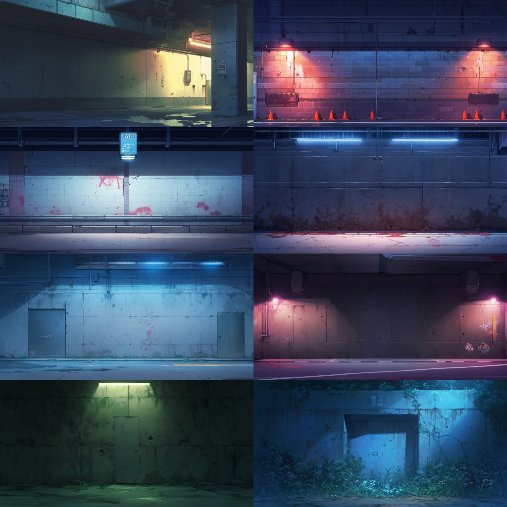 Underground 230 background illustrations
