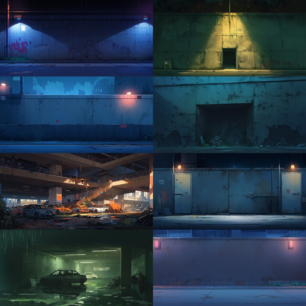 Underground 230 background illustrations