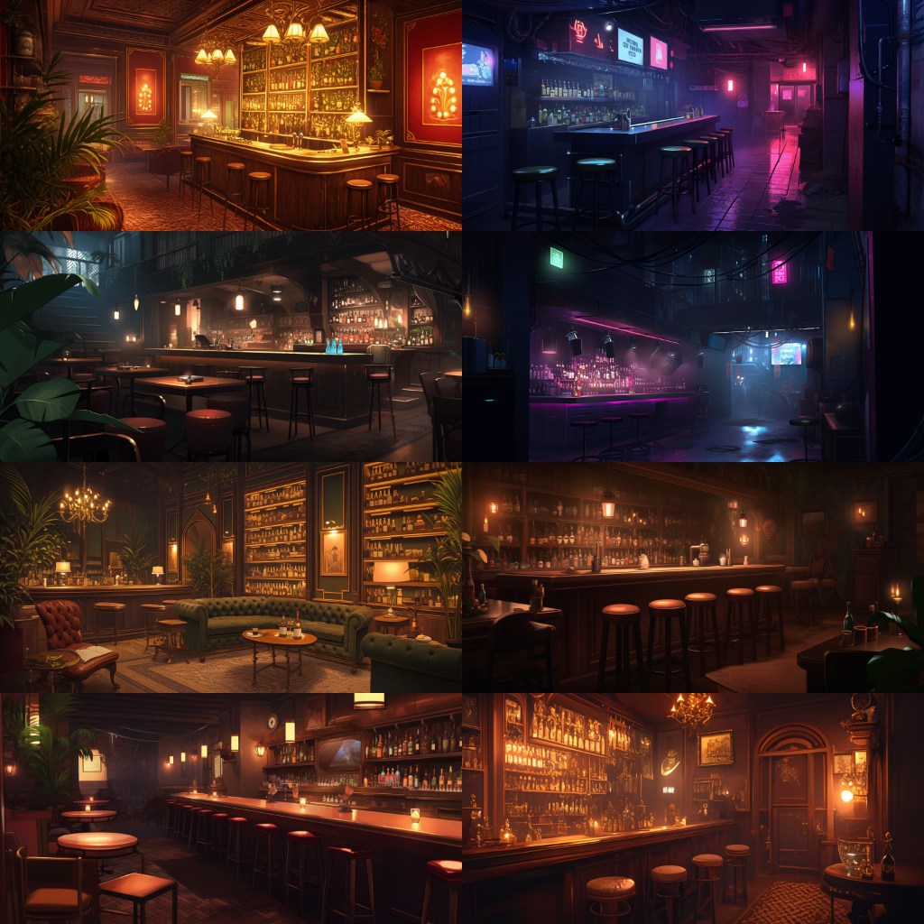 Underground 230 background illustrations