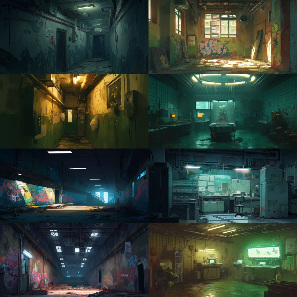 Underground 230 background illustrations