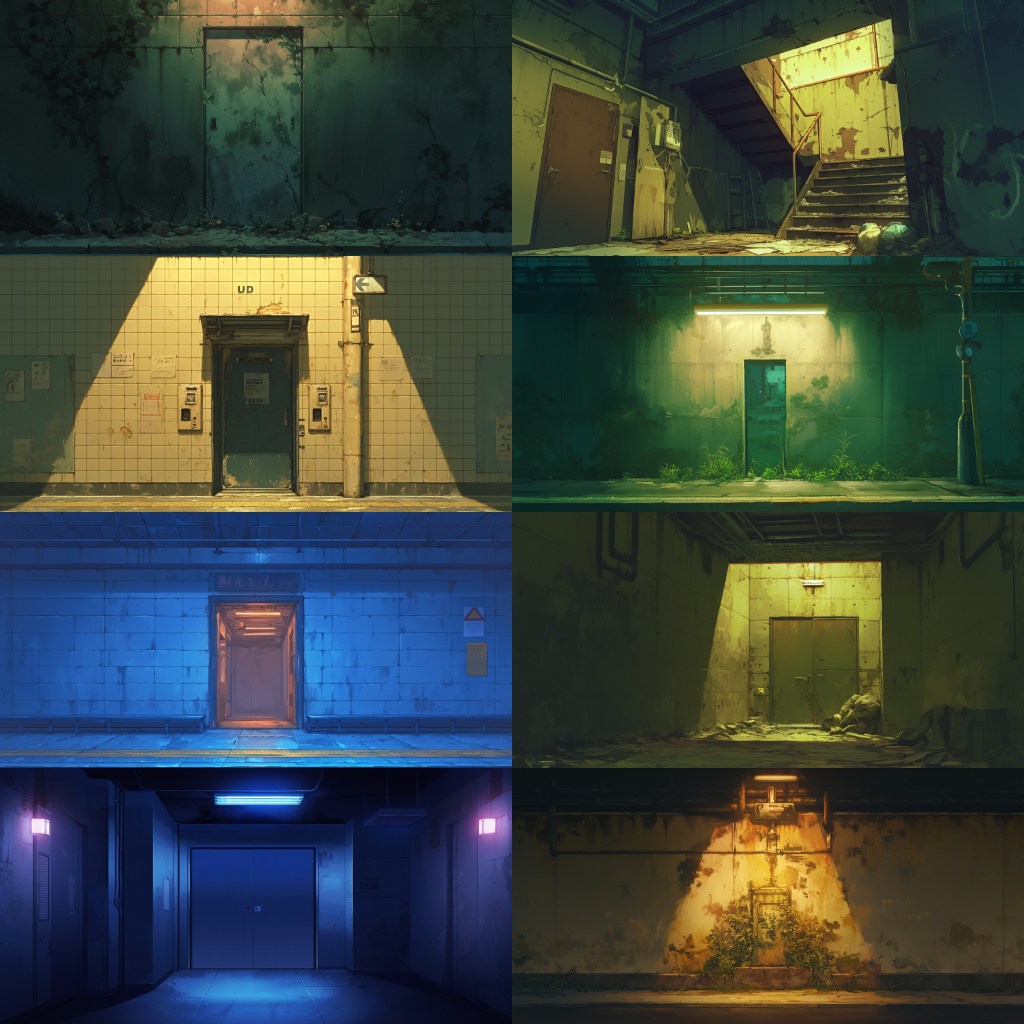 Underground 230 background illustrations