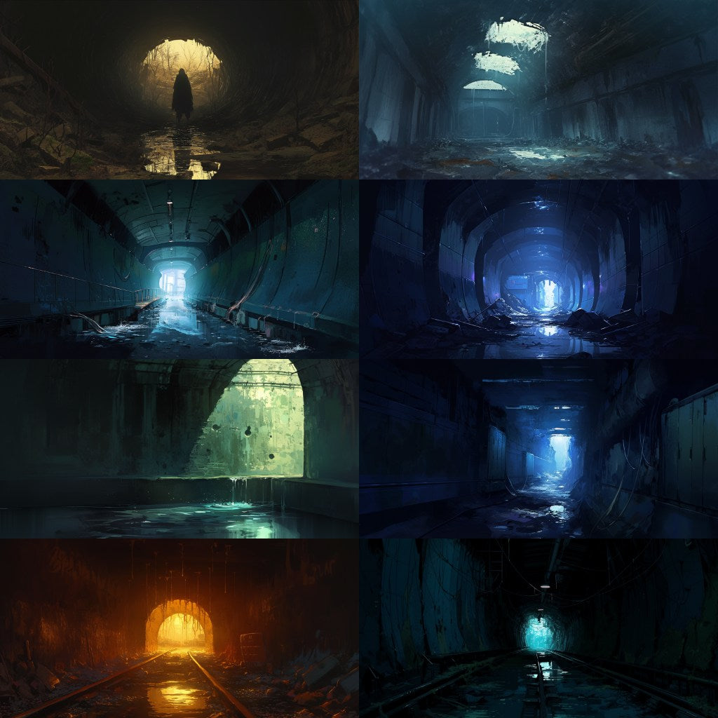 Underground 230 background illustrations