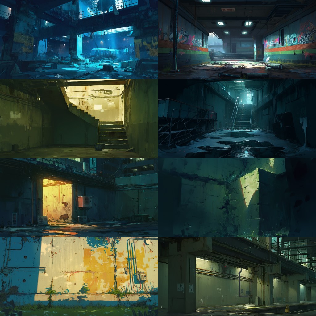 Underground 230 background illustrations