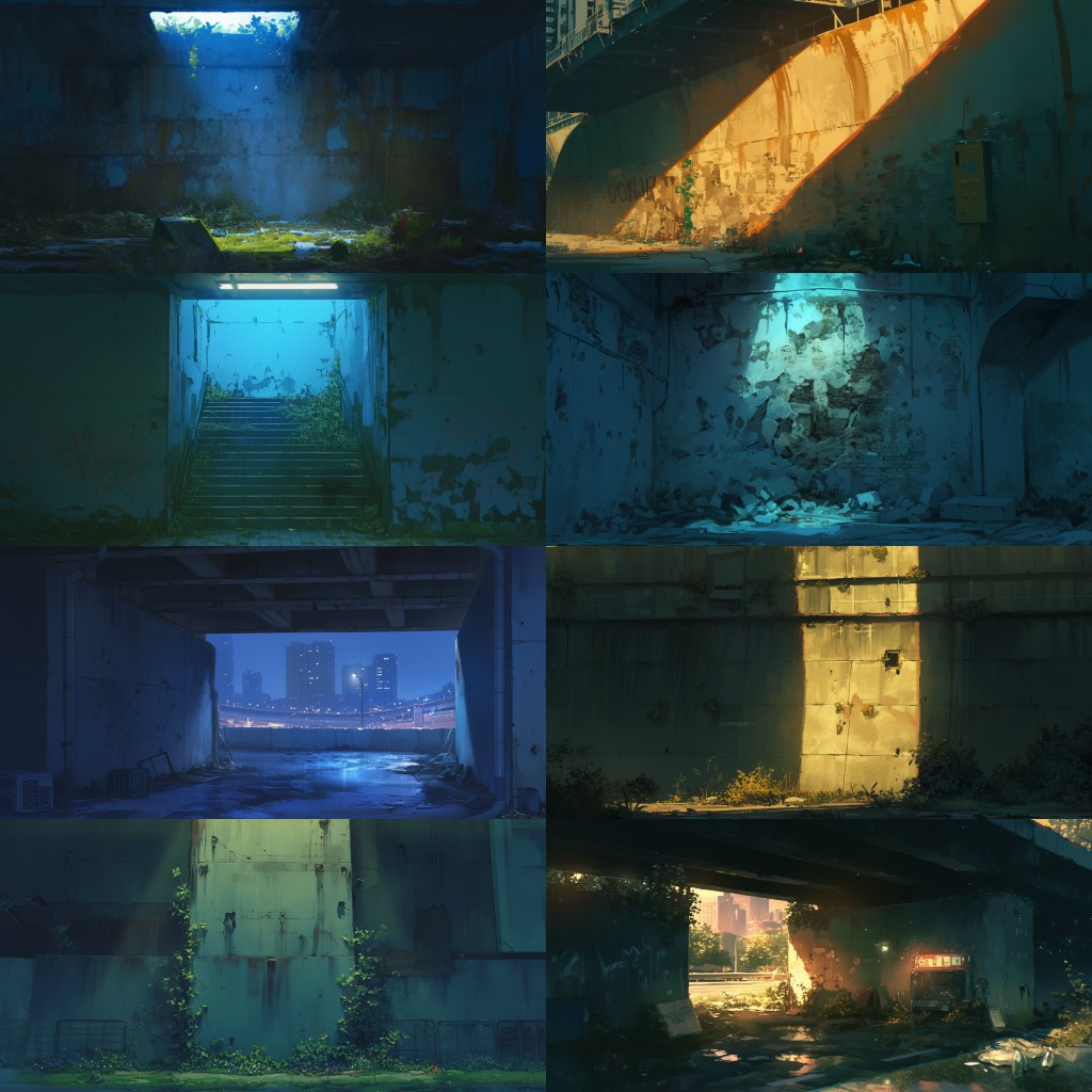 Underground 230 background illustrations