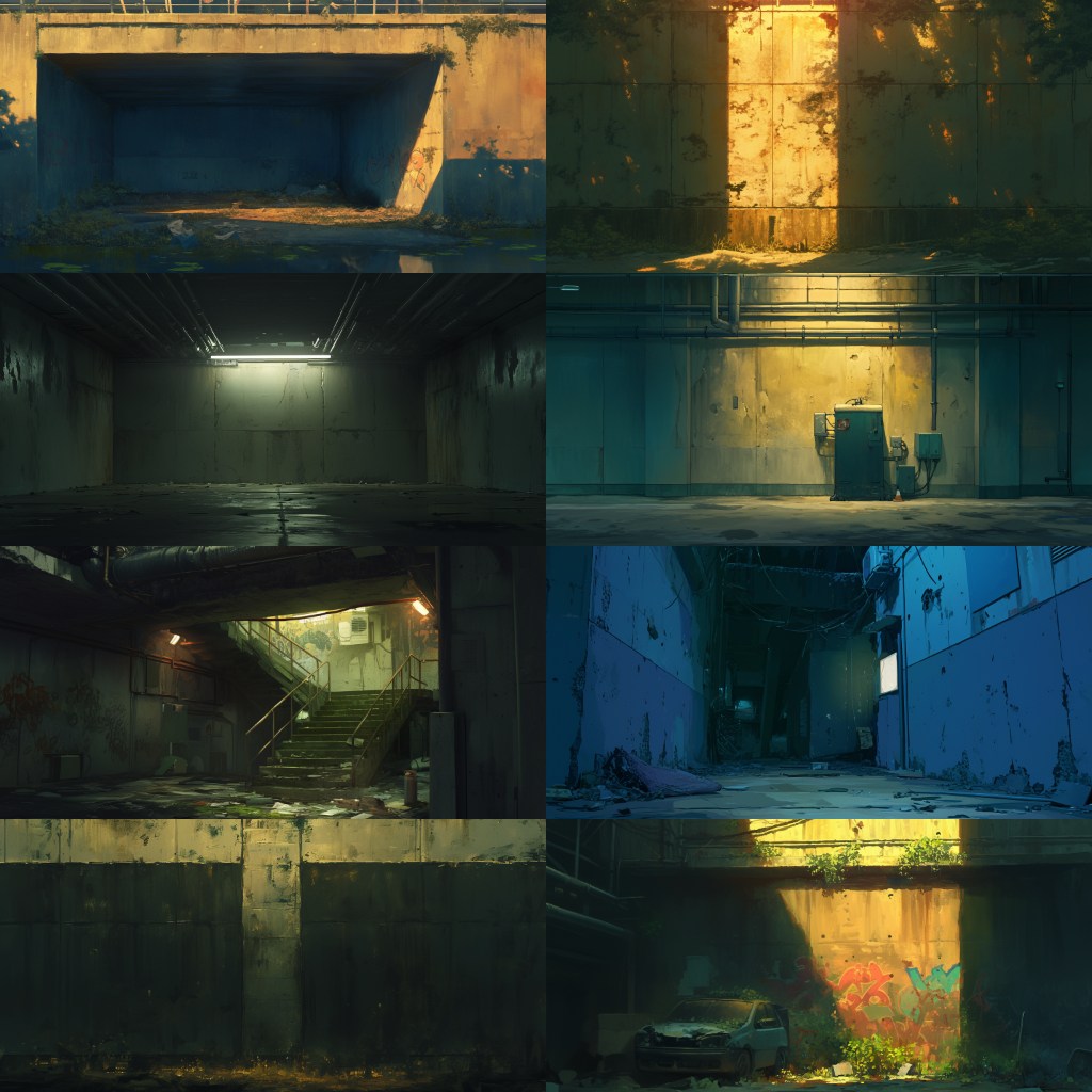 Underground 230 background illustrations