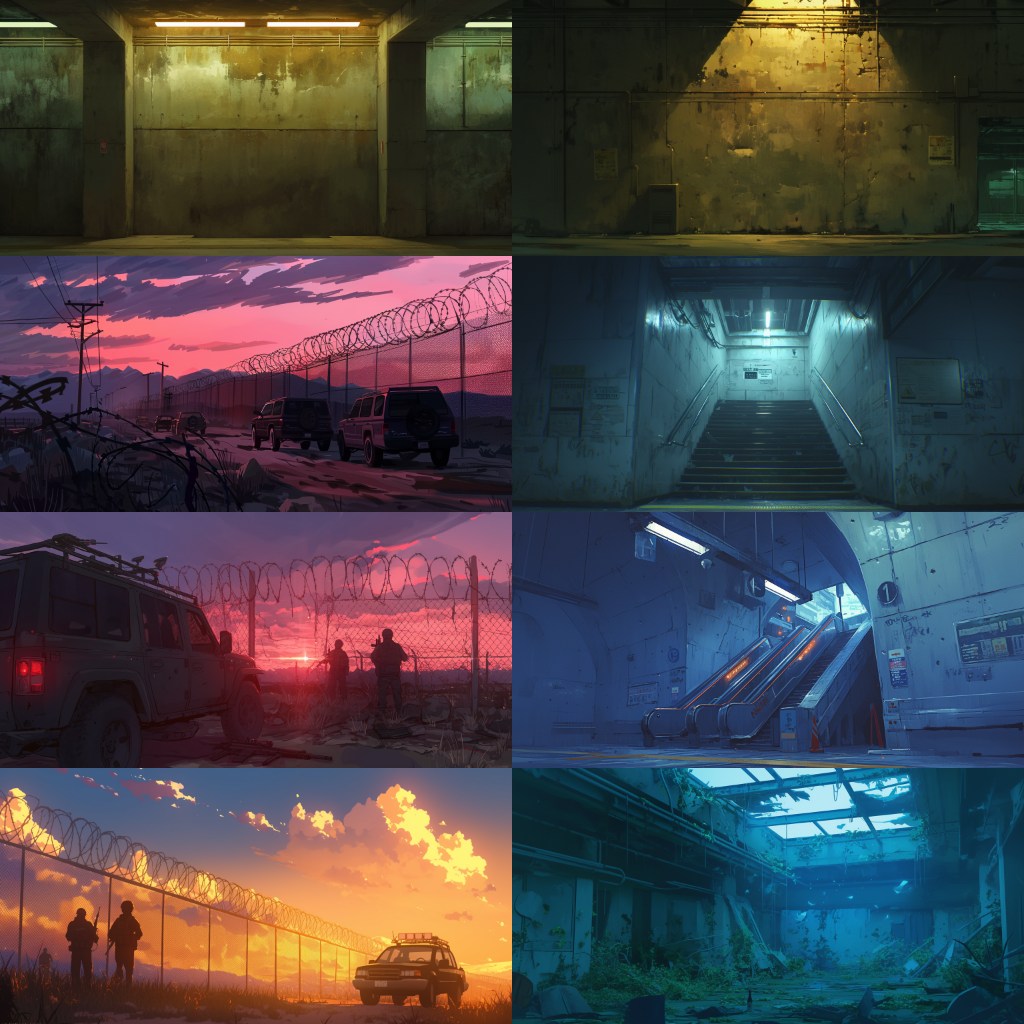 Underground 230 background illustrations