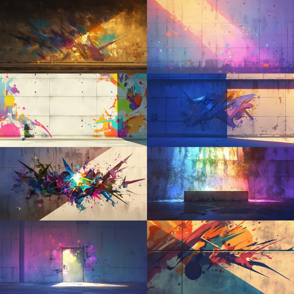 Wall 350 background illustrations