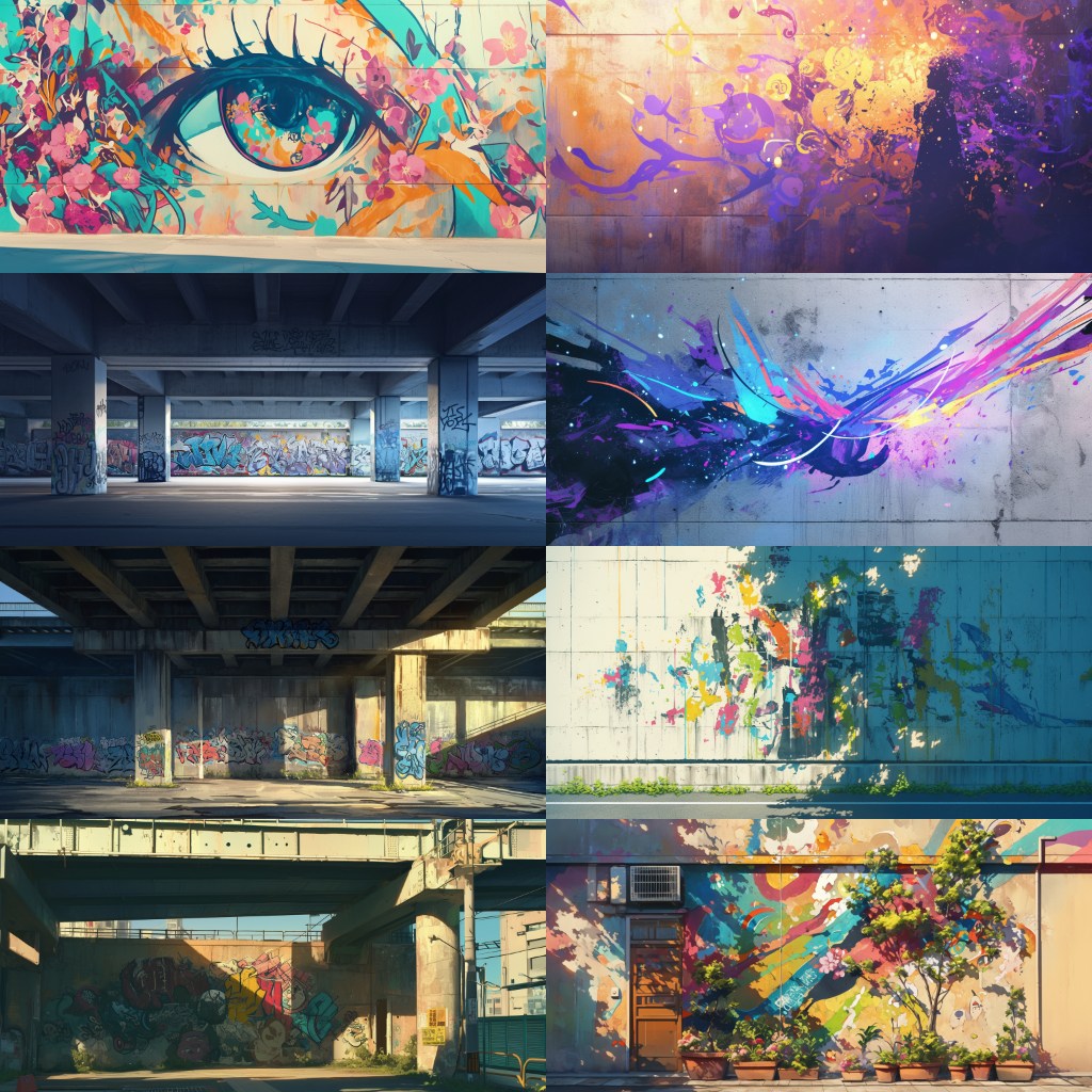 Wall 350 background illustrations