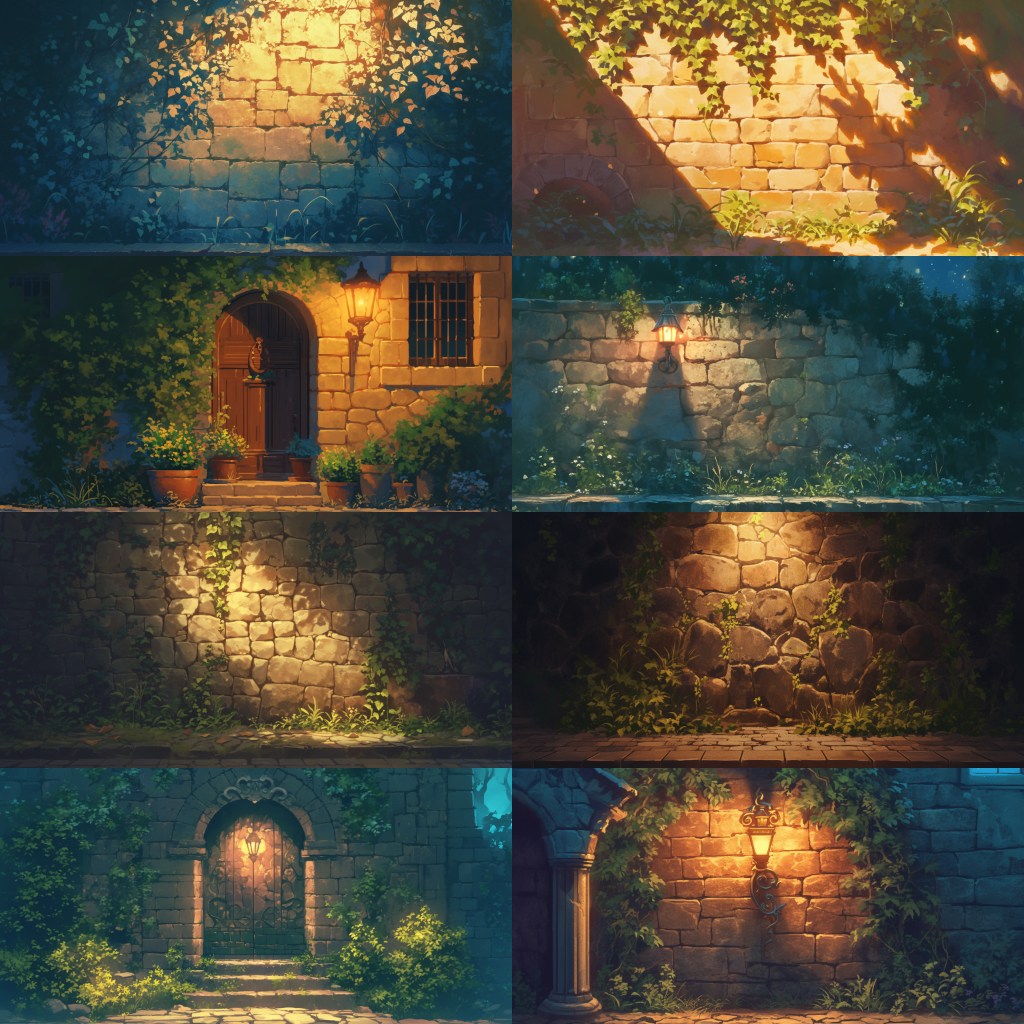 Wall 350 background illustrations