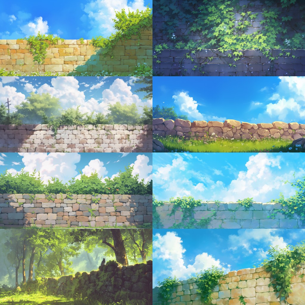 Wall 350 background illustrations