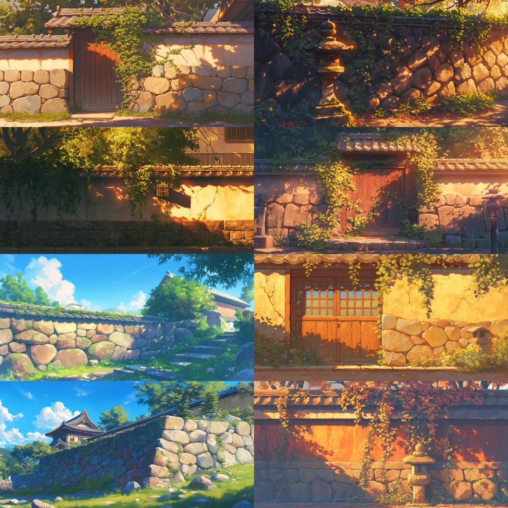Wall 350 background illustrations