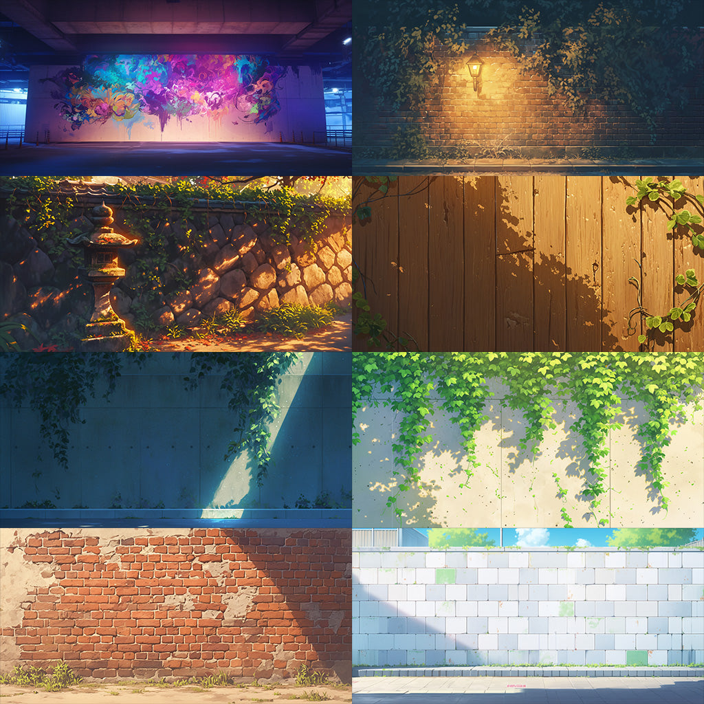 Wall 350 background illustrations