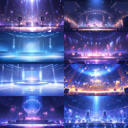 舞台 No.1 100张背景插图